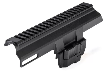 Кронштейн крышка ствольной коробки с планкой пикатини для АК, АКМ, РПК, ВПО-133, 136, Сайга SAG QD