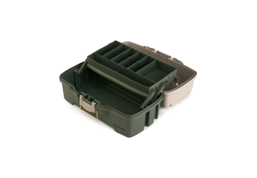 Ящик Plano для приманок и аксессуаров с 1-уровневой системой хранения краснобелый