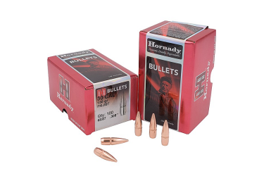 Пули Hornady .308 7,62мм 150 gr FMJ-BT (100 шт.)(3037)