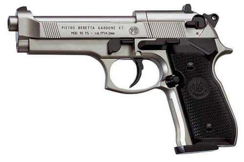 Пневматический пистолет Beretta M92 FS. Отделка никель (Umarex)