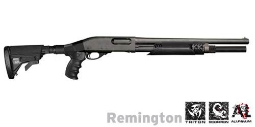 Приклад телескопический нескладной и цевье для Remington ATI A.1.10.1156 (черный)