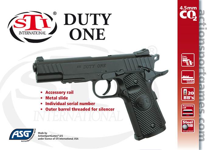 Пневматический пистолет ASG STI Duty One, 16730