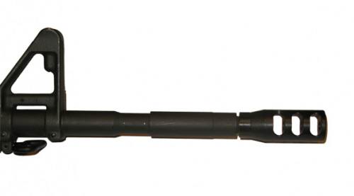 Дульный тормоз компенсатор (ДТК) 5,56/.223 для AR15/M16/M4, с резьбой 1/2-28 и гайкой фиксатором, ME 450010