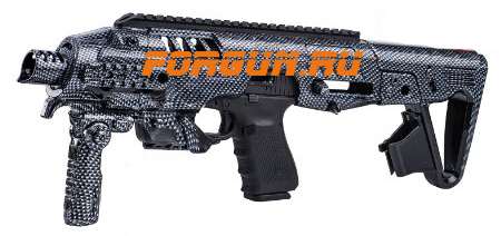 Комплект для модернизации Glock CAA tactical RONI-G2-9 - CARBON, алюминий/полимер (черный)