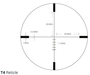 Оптический прицел Rudolph Optics HUNTER HD H2 4-16X42, 25мм, сетка T4