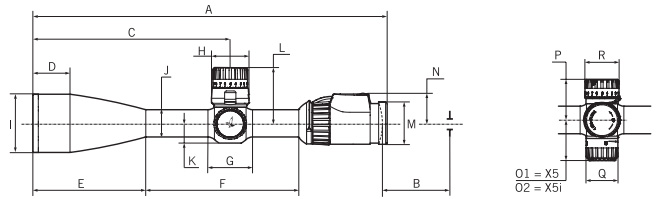 Оптический прицел Swarovski X5i 5-25X56 P L 1/4MOA с подсветкой (4W-I+)