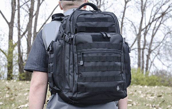 Тактический рюкзак Leapers UTG 2-Day, двухлямочный, черный цвет, PVC-P248B