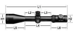 Оптический прицел Vortex Viper PST 4-16x50 FFP (EBR-1 MOA)