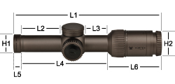 Оптический прицел Vortex Razor HD GEN II 1-6x24 (JM-1 BDC)