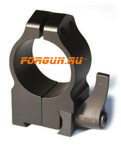 Кольца 25,4 мм для CZ 527 высота 13 мм Warne Quick Detach High, 2B1LM, сталь (черный)