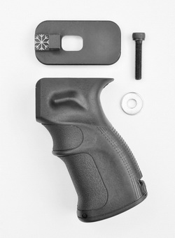 Переходник для установки пистолетных рукояток от АК на Тигр или СВД РЫСЬ