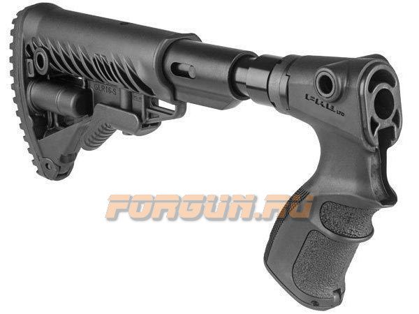 Приклад для Remington 870, телескопический, рукоятка, пластик, компенсатор отдачи, FAB Defense, FD-AGR 870 FKSB