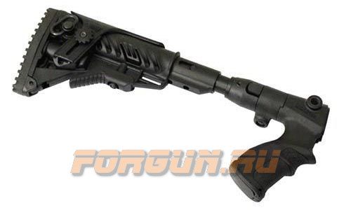 Приклад для Remington 870, телескопический, рукоятка, пластик, компенсатор отдачи, щека, складной, FAB Defense, FD-AGRF 870 FKSB CP