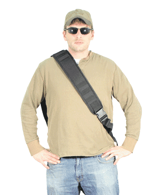 Тактический рюкзак Leapers UTG для оружия, однолямочный, длина – 76 см, синий, PVC-PSP30BN