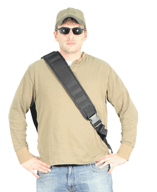 Тактический рюкзак Leapers UTG для оружия, однолямочный, длина – 76 см, синий, PVC-PSP30BN