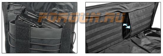 Тактическая сумка-чехол Leapers UTG для оружия, длина – 107 см, черная, PVC-RC42B-A