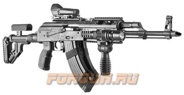 Рукоятка пистолетная для АК, Сайга или Вепрь, прорезиненный пластик, FAB Defense, FD-AGR-47