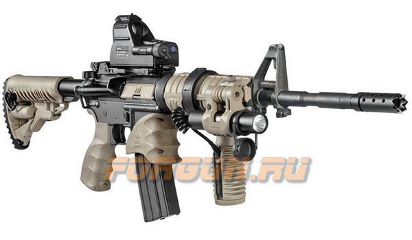 Рукоятка пистолетная FAB Defense на M16, M4 или AR15, пластик, FD-AG-43