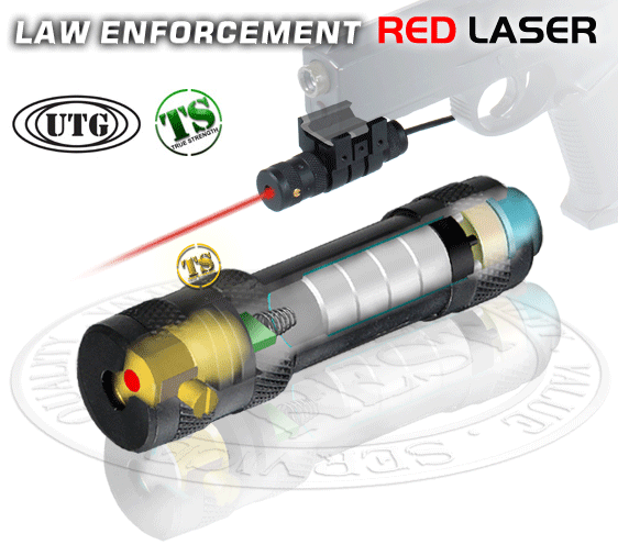 Лазерный целеуказатель LEAPERS Tactical SCP-LS 268 красный лазер (крепление на weaver)